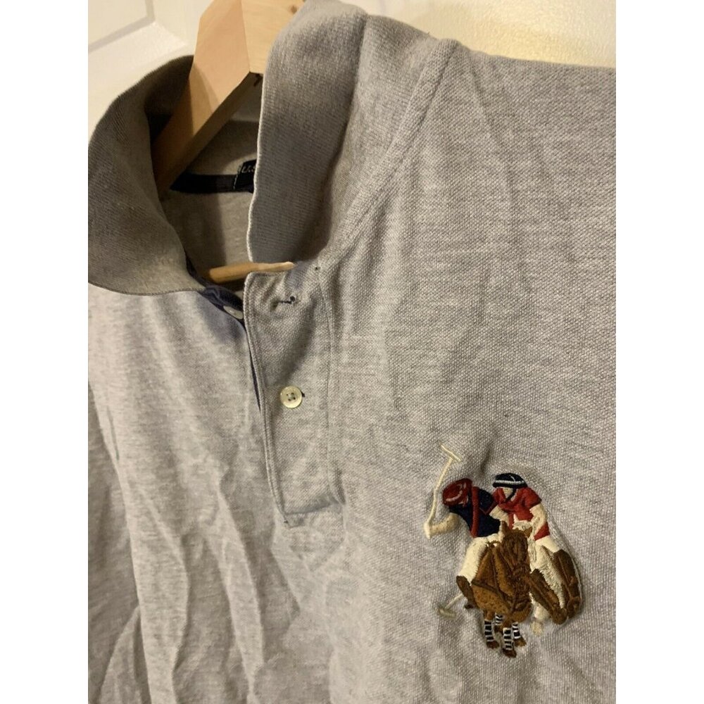US Polo Assn‎ Shirt Men's Sz XL Gray Big Pony